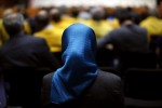 A woman listens to proceedings during a hearing held by the Senate Armed Services Committee on security issues relating to Iraq on Capitol Hill in Washington November 15, 2011. REUTERS/Kevin Lamarque
