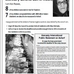 WP11032011-PageA22-PublicityAD Aziz Rezaee, who has eight family members in Camp Ashraf, Appeals to President Obama and Secretary General Ban Ki-Moon for safety of her loved ones.